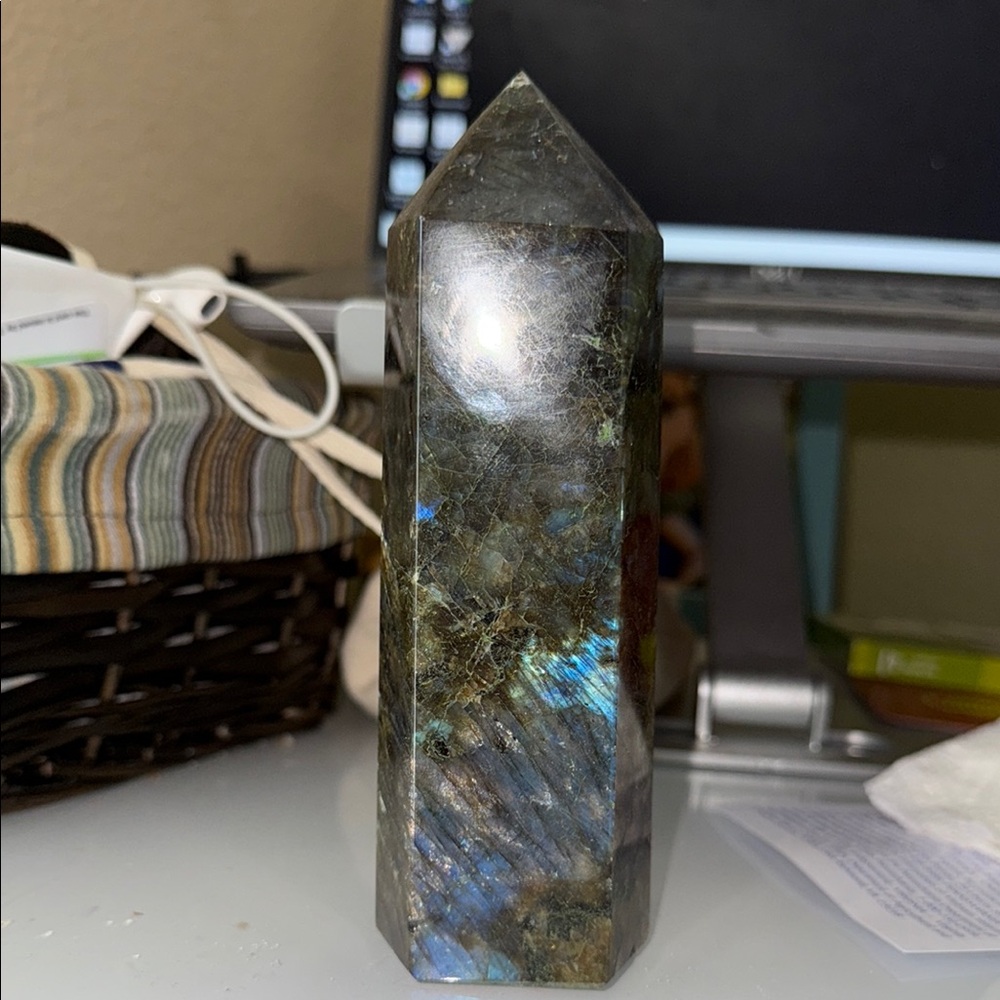 Labradorite Crystal Tower
